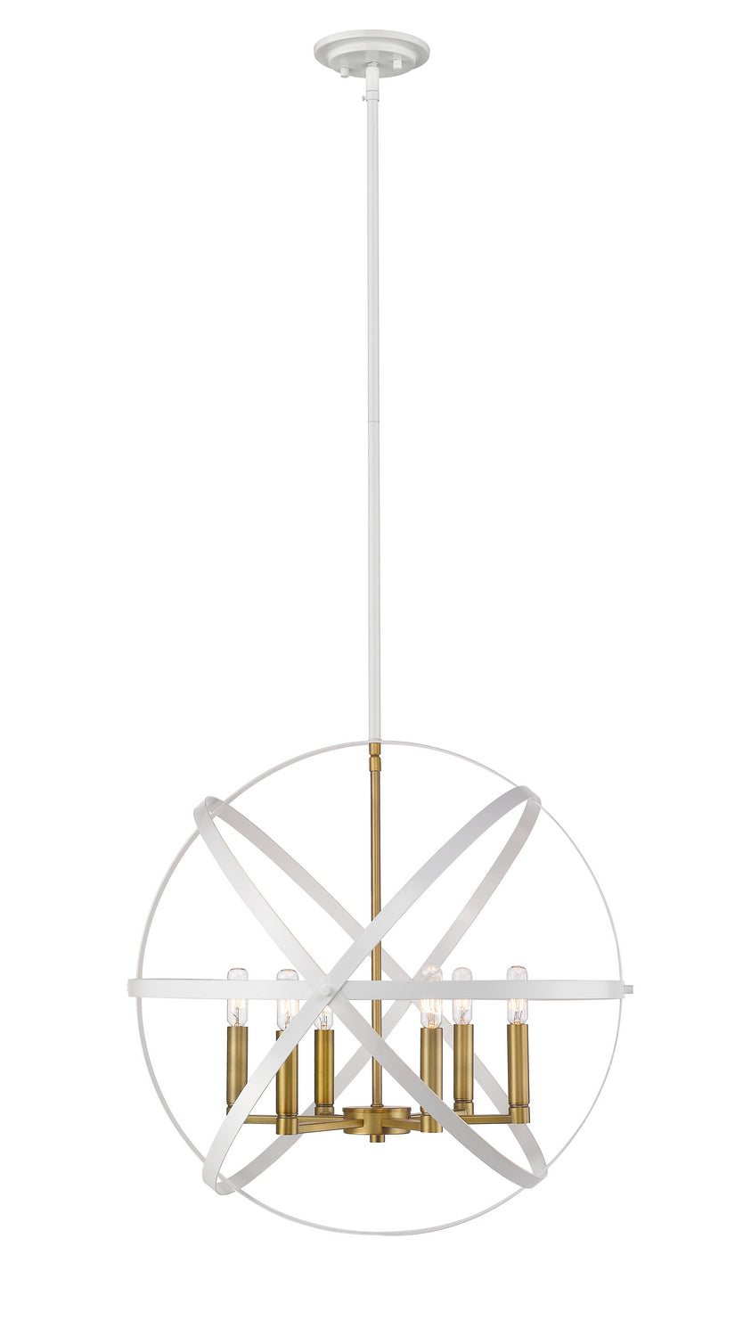 Z-lite  463-24HWH-OBR Chandelier Light -