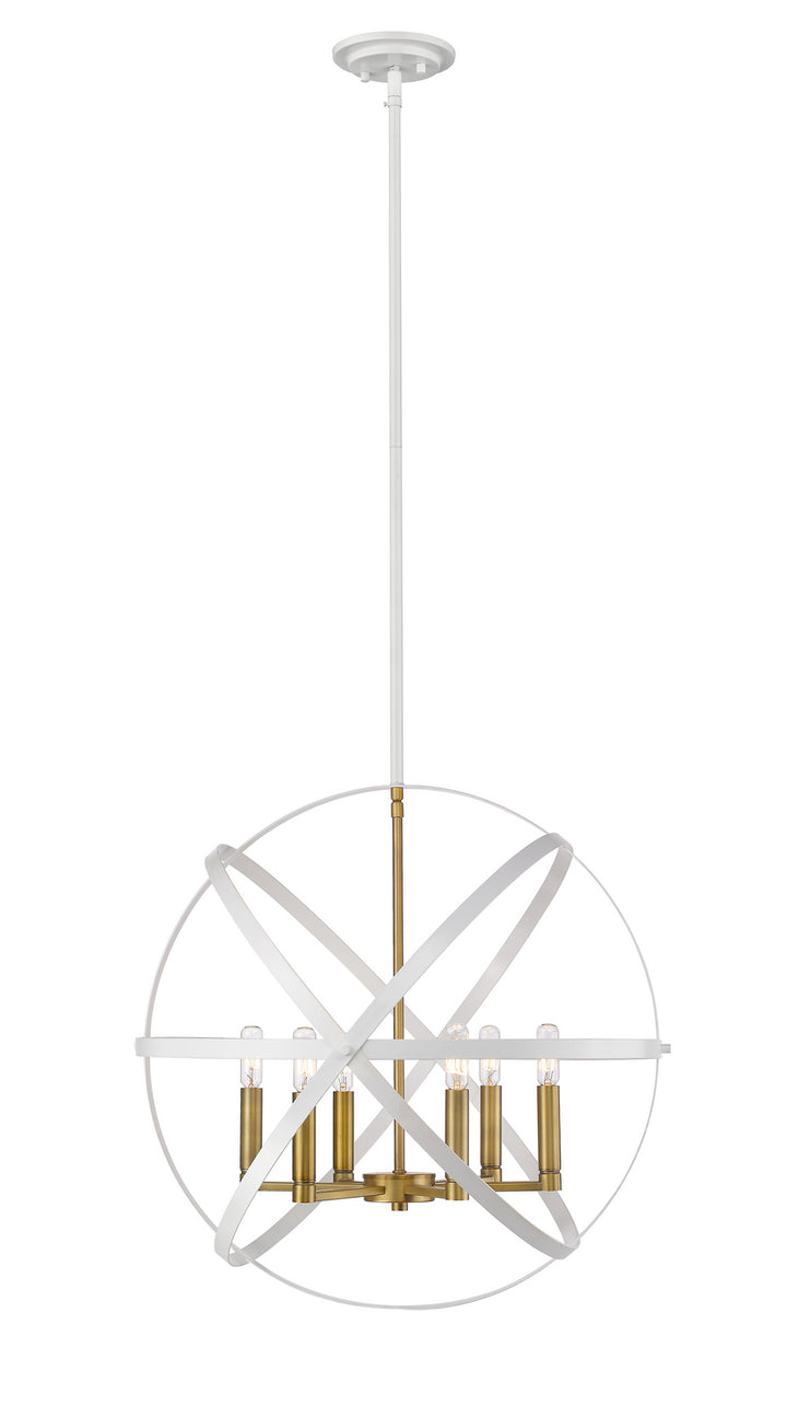 Z-lite  463-24HWH-OBR Chandelier Light -