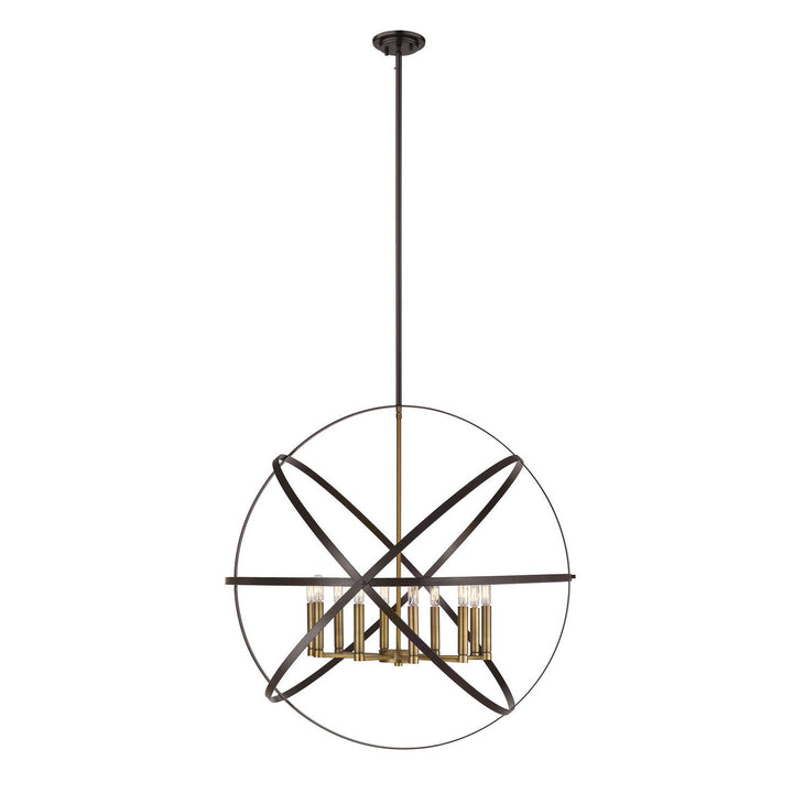 Z-Lite Cavallo 463-36HBRZ-OBR Chandelier Light - Hammered Bronze / Olde Brass