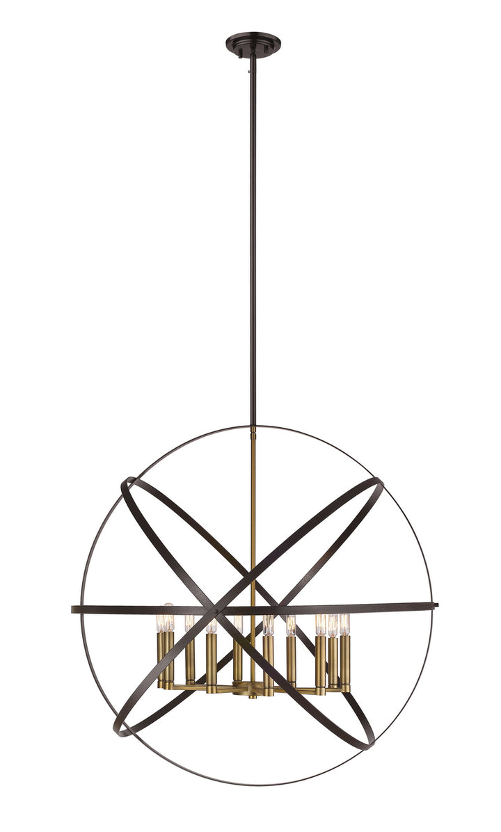 Z-Lite Cavallo 463-36HBRZ-OBR Chandelier Light - Hammered Bronze / Olde Brass