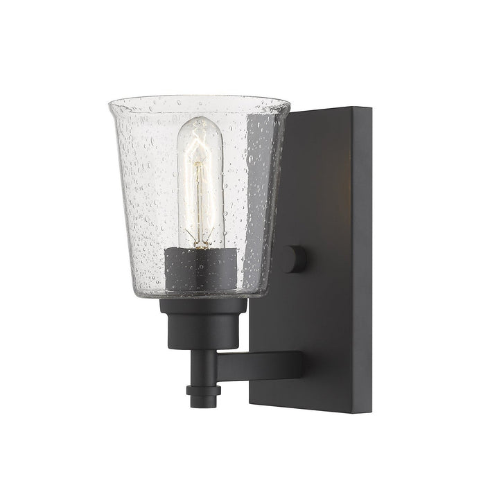 Z-Lite Bohin 464-1S-MB Wall Sconce Light - Matte Black