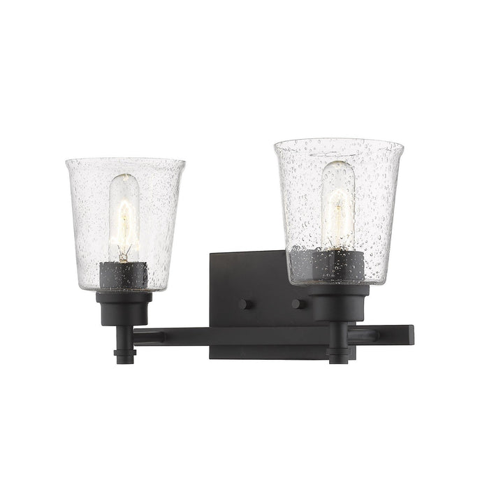 Z-Lite Bohin 464-2V-MB Bath Vanity Light 16 in. wide - Matte Black