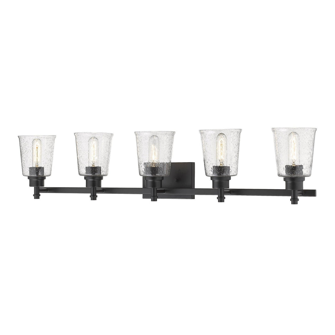 Z-Lite Bohin 464-5V-MB Bath Vanity Light 42 in. wide - Matte Black