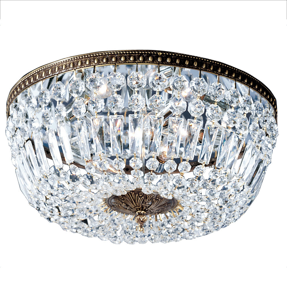 Classic Crystal Baskets 52518 RB CP Ceiling Light - Roman Bronze