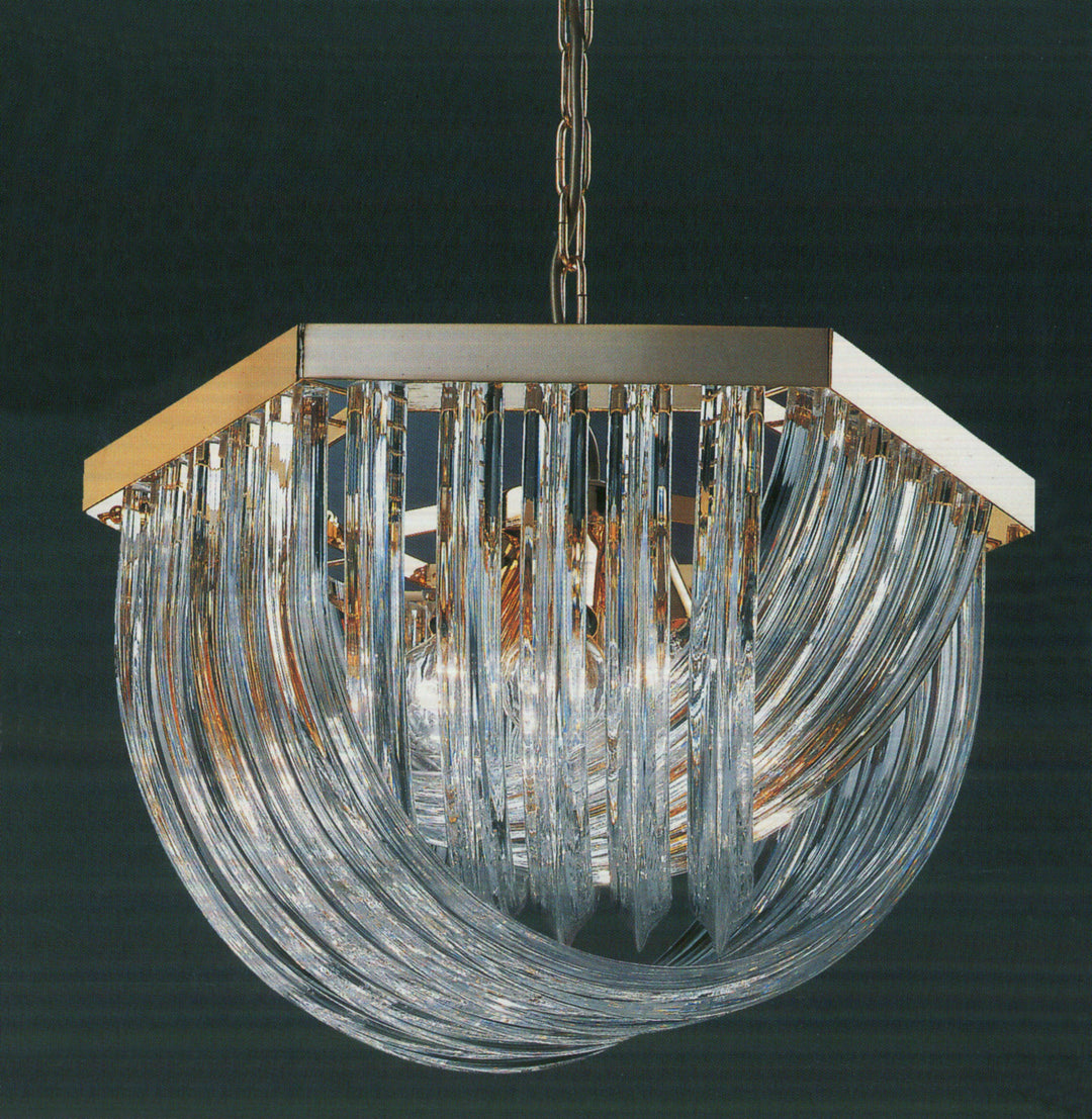 Classic Murano Glass Rods 57045 Chandelier Light - Gold