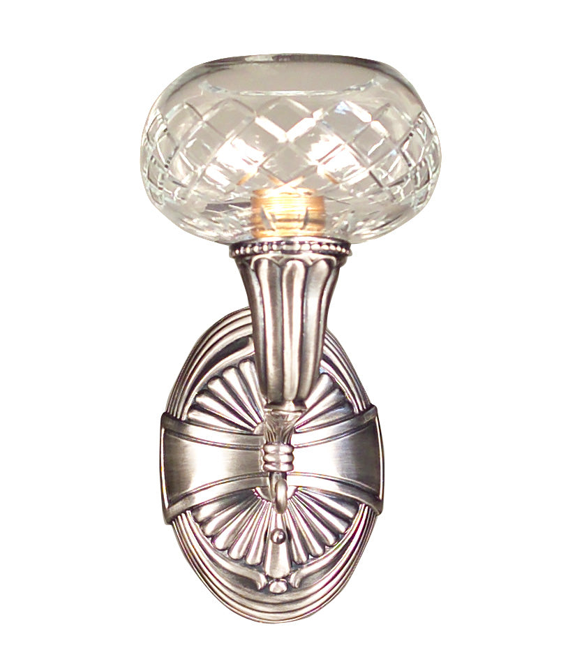 Classic Chatham 57321 MS Wall Sconce Light - Millennium Silver