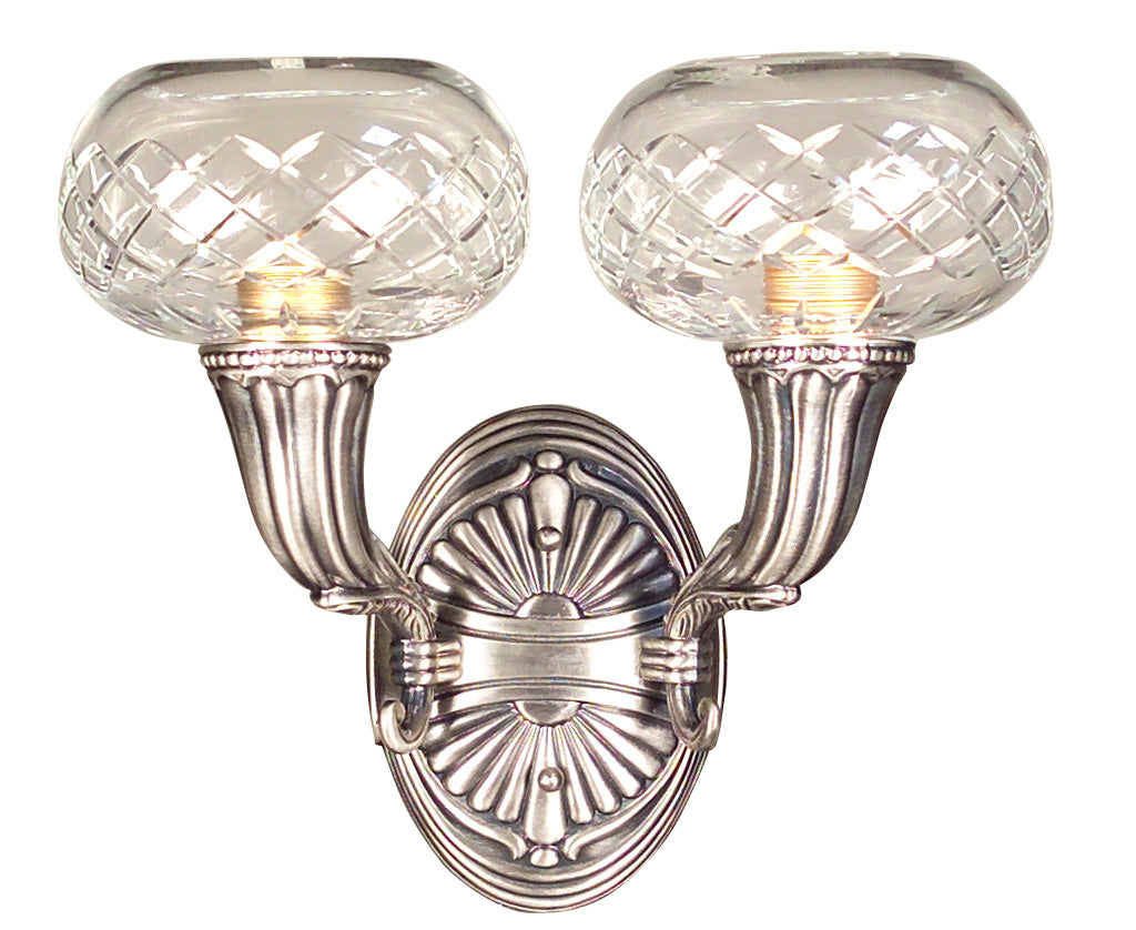 Classic Chatham 57322 MS Wall Sconce Light - Millennium Silver
