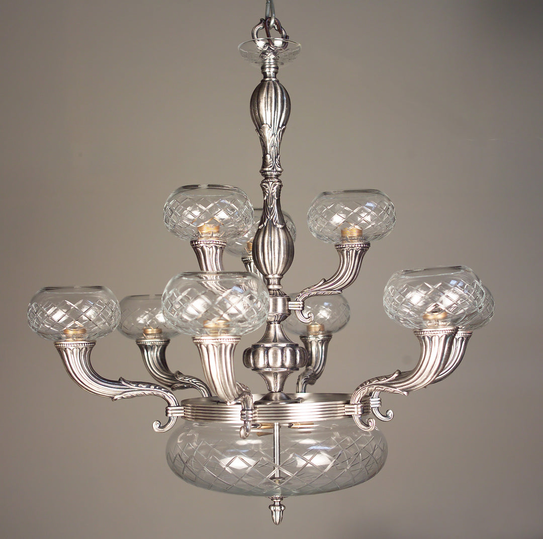 Classic Chatham 57329 MS Chandelier Light - Millennium Silver