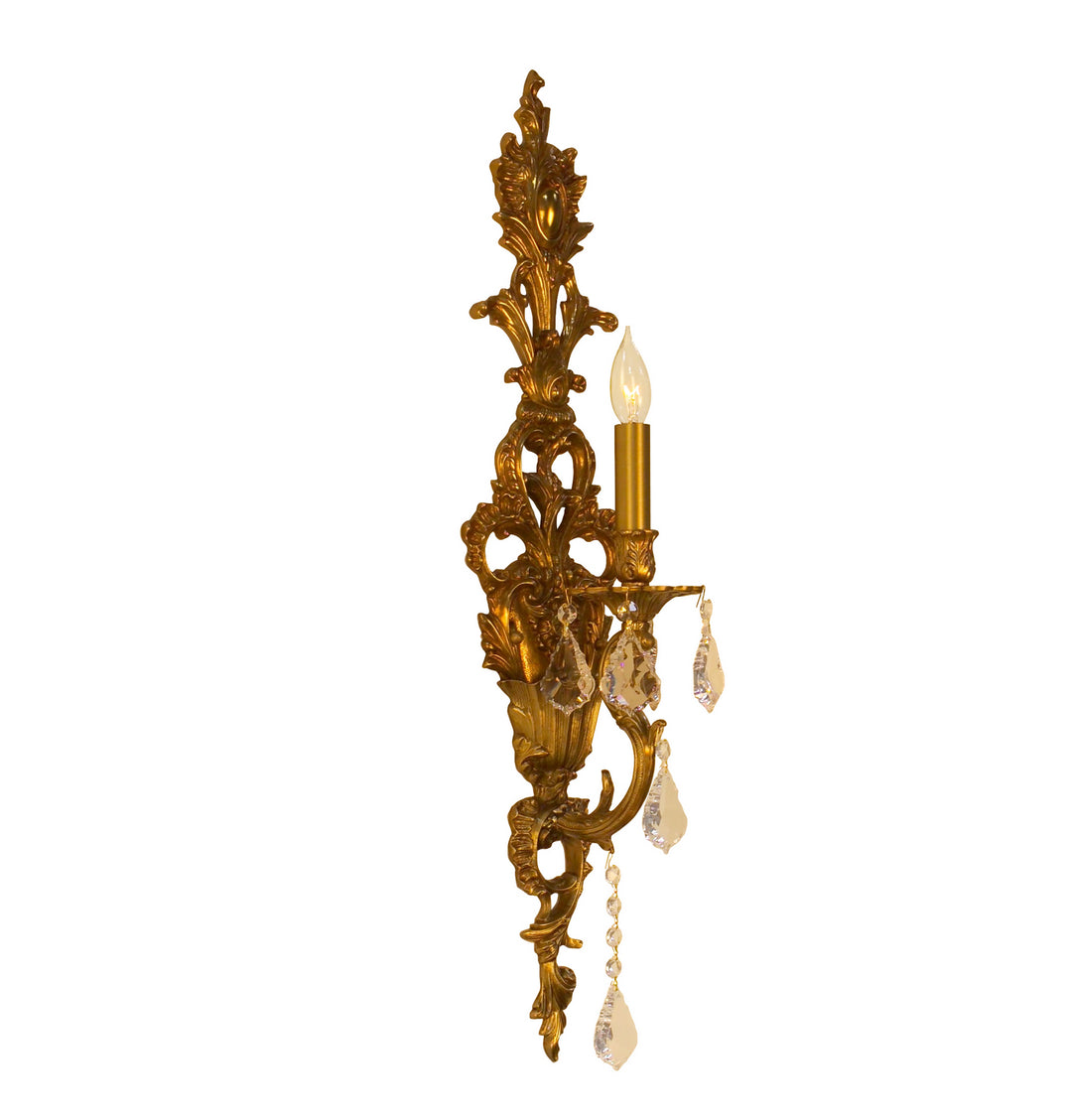 Classic Majestic 57341 FG CP Wall Sconce Light - French Gold