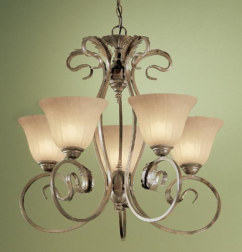 Classic Manilla 68305 EB SSG Chandelier Light - English Bronze
