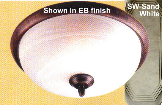 Classic Alpha 68900 SW Ceiling Light - Sand White