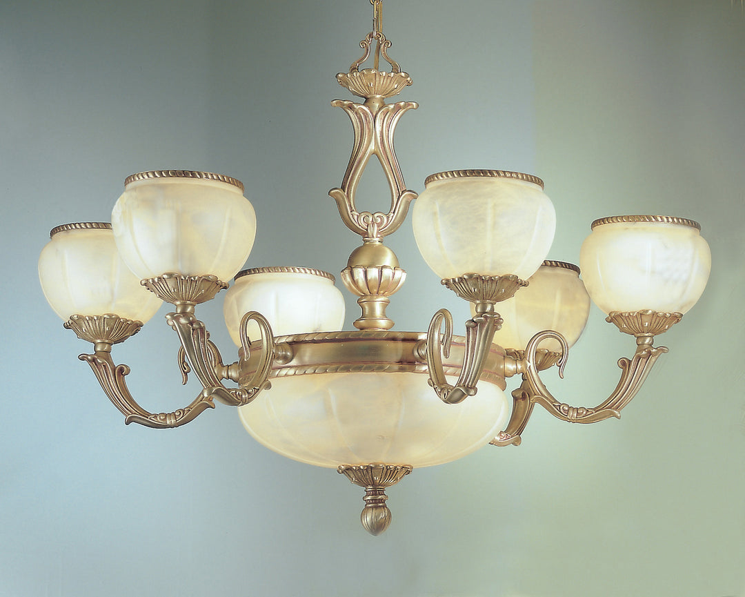 Classic Alexandria II 69506 SBB Chandelier Light - Satin Bronze w/Brown Patina