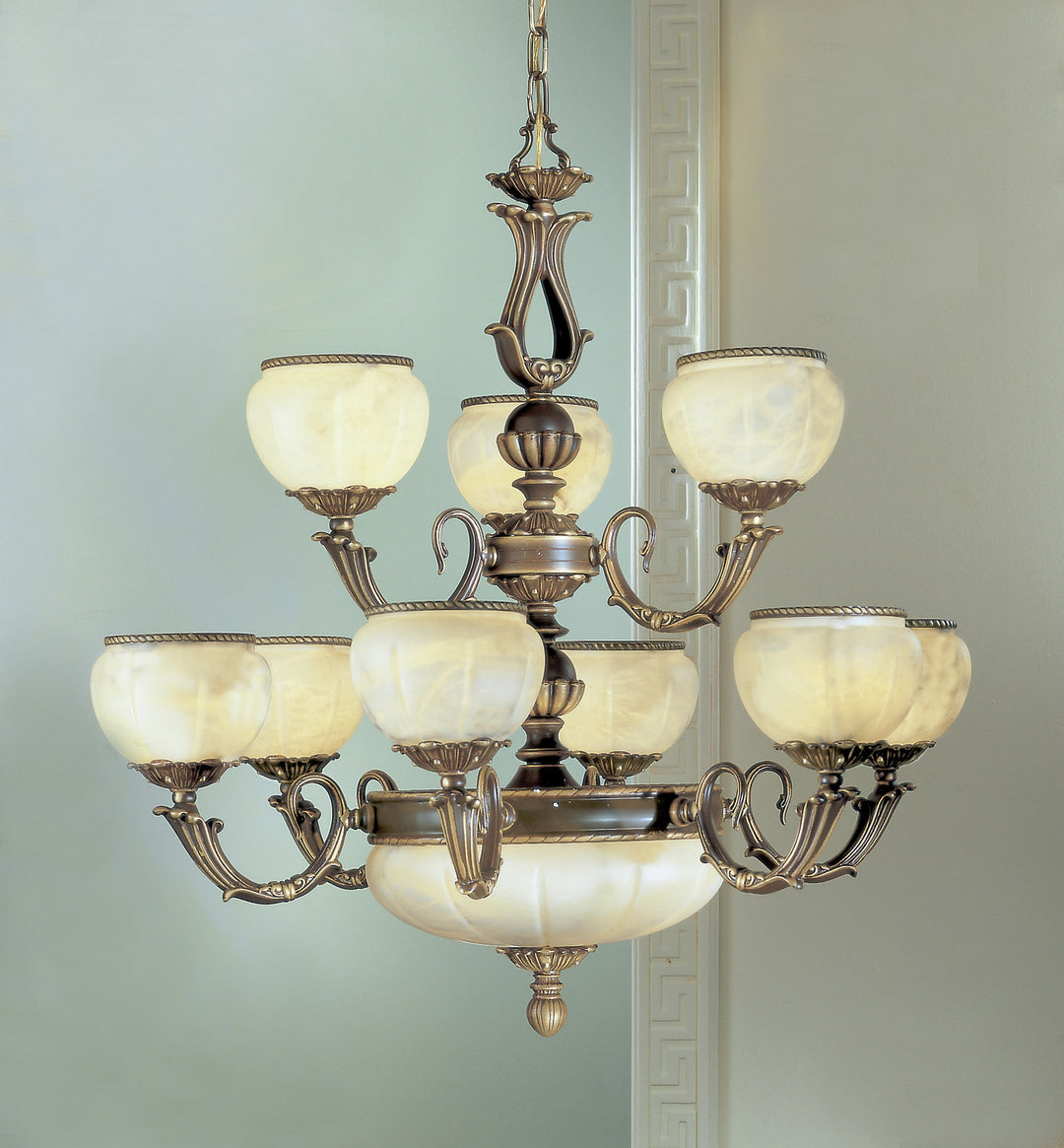 Classic Alexandria II 69509 VBZ Chandelier Light - Victorian Bronze