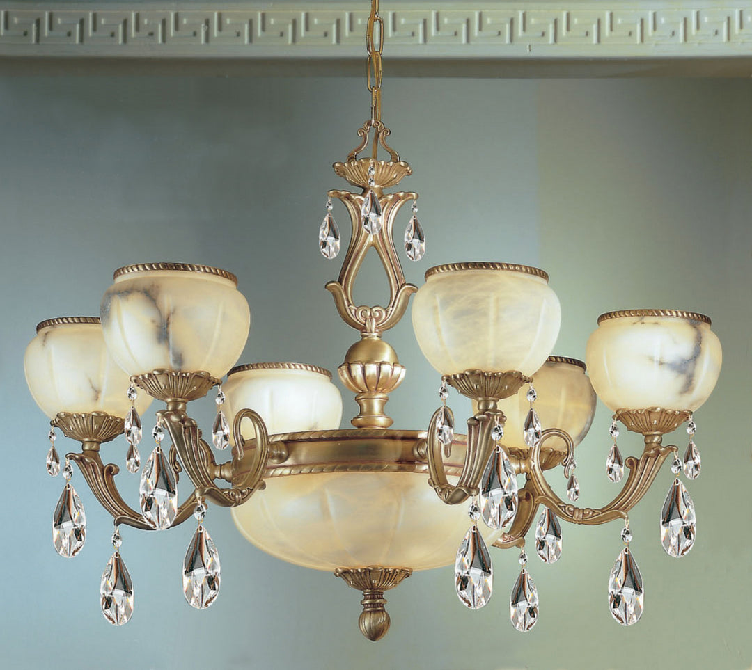 Classic Alexandria I 69606 SBB C Chandelier Light - Satin Bronze w/Brown Patina