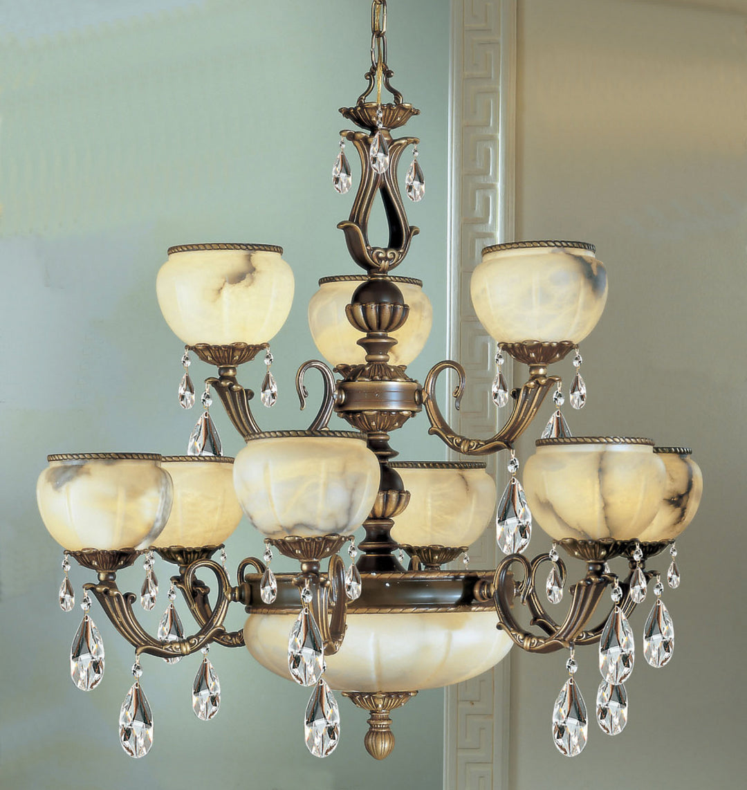 Classic Alexandria I 69609 VBZ C Chandelier Light - Victorian Bronze