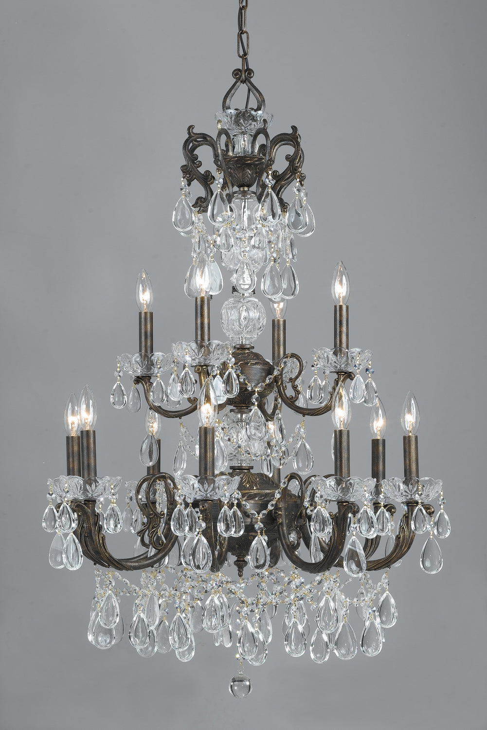 Classic Vienna Palace 69807 EBG C Chandelier Light - English Bronze w/Gold