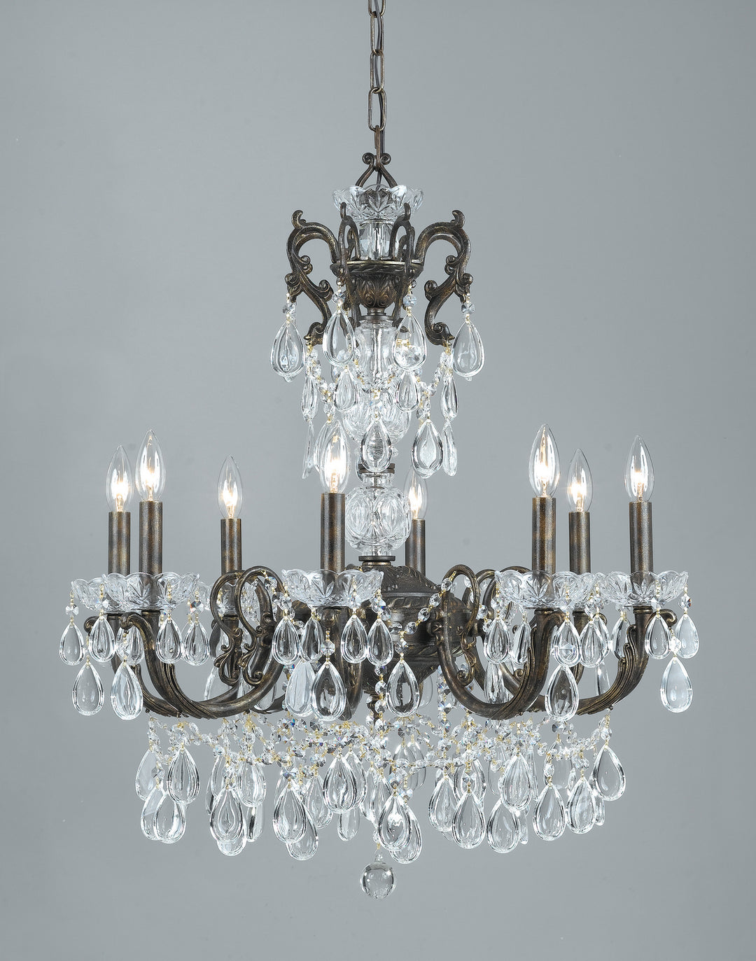 Classic Vienna Palace 69808 EBG C Chandelier Light - English Bronze w/Gold