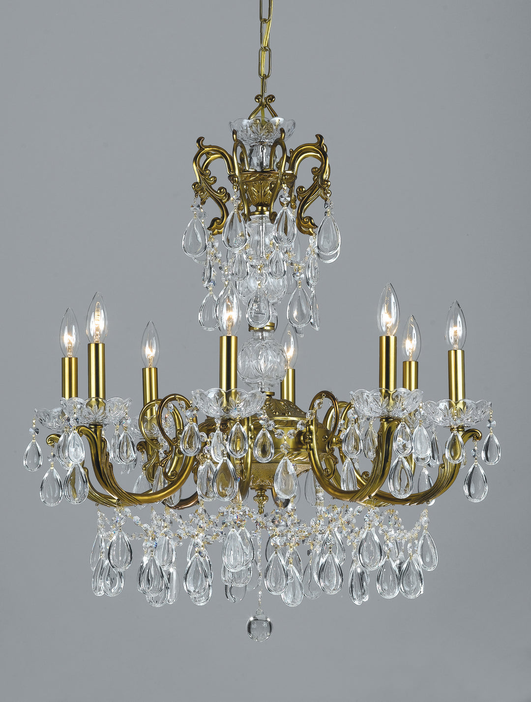 Classic Vienna Palace 69808 RNB C Chandelier Light - Renovation Brass