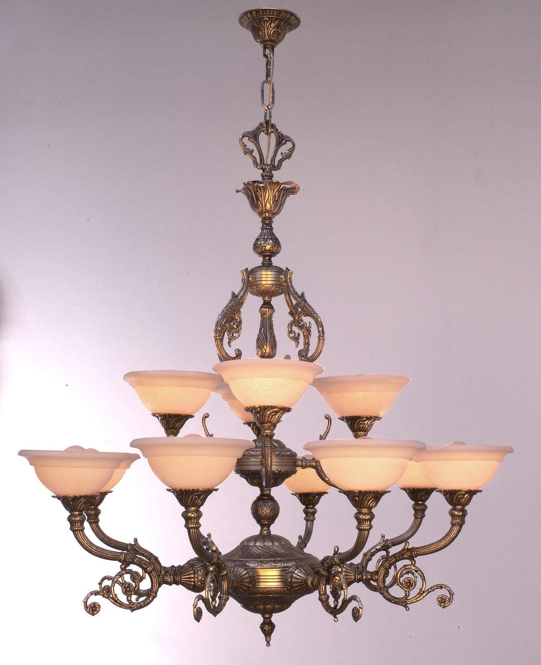 Classic Ibiza 7469 SBB Chandelier Light - Satin Bronze w/Brown Patina