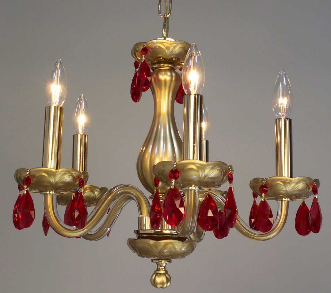 Classic Monaco 82045 GLD RD Chandelier Light - Gold Painted