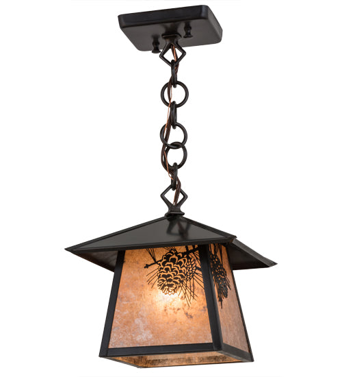 Meyda Tiffany Lighting 92344 Stillwater One Light Pendant Outdoor Bronze / Dark