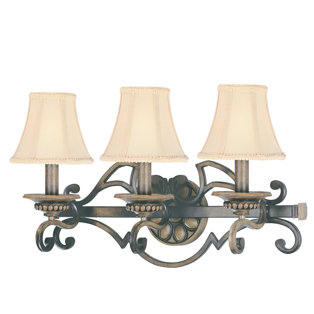 Classic Westchester 92733 SHRW Bath Vanity Light 25 in. wide - Honey Rubbed Walnut