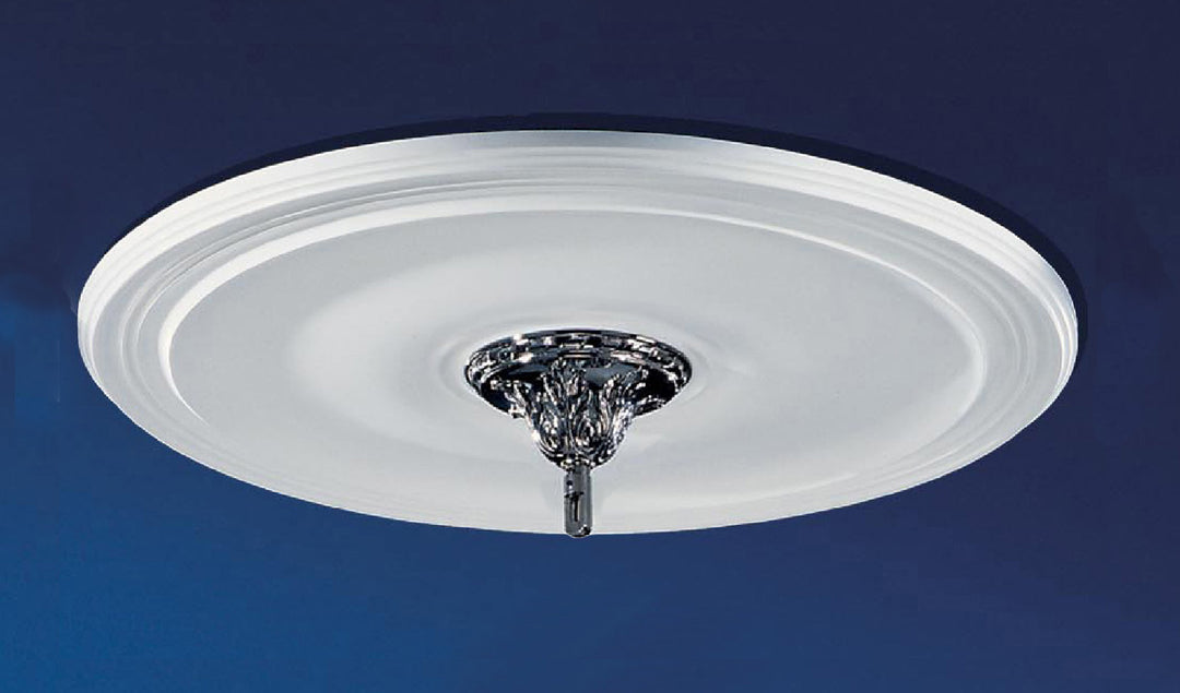 Classic Lighting CM0124  Medallions Home Decor White