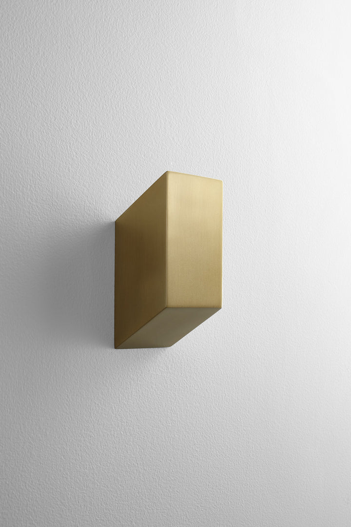 Oxygen Uno 3-500-40 Wall Sconce Light - Aged Brass