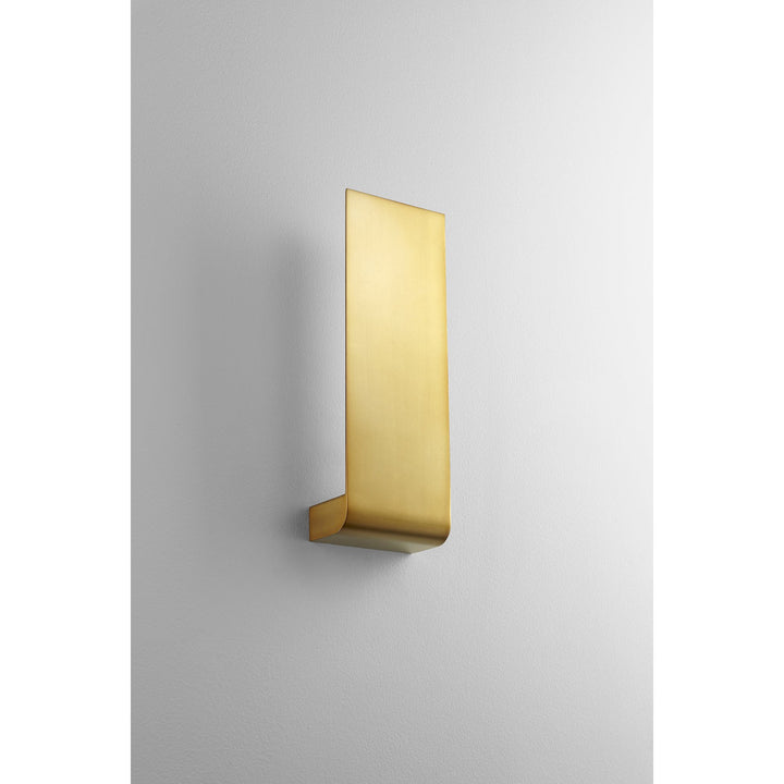 Oxygen Halo 3-515-40 Wall Sconce Light - Aged Brass