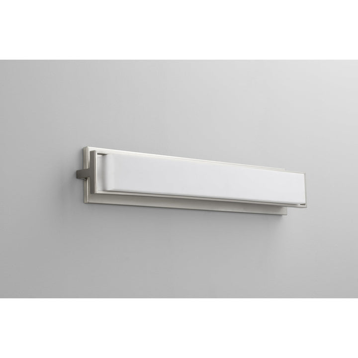 Oxygen Plato 3-534-24 Bath Vanity Light 27 in. wide - Satin Nickel