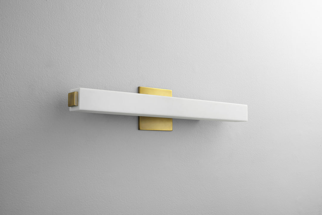 Oxygen Adelphi 3-537-40 Bath Vanity Light 25 in. wide - Antique Brass