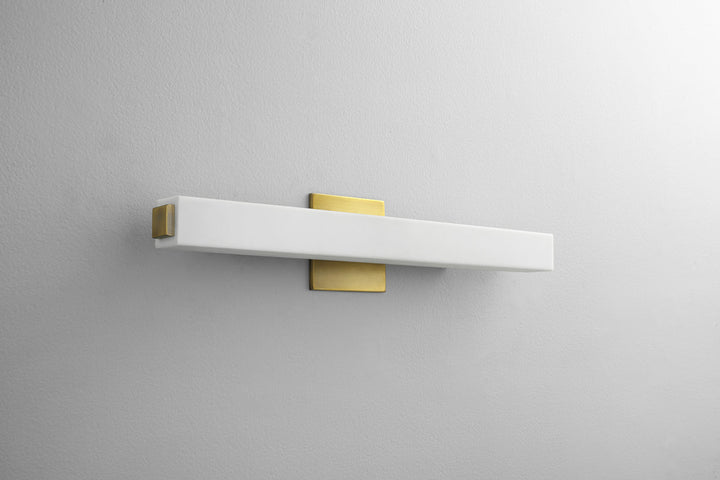 Oxygen Adelphi 3-537-40 Bath Vanity Light 25 in. wide - Antique Brass