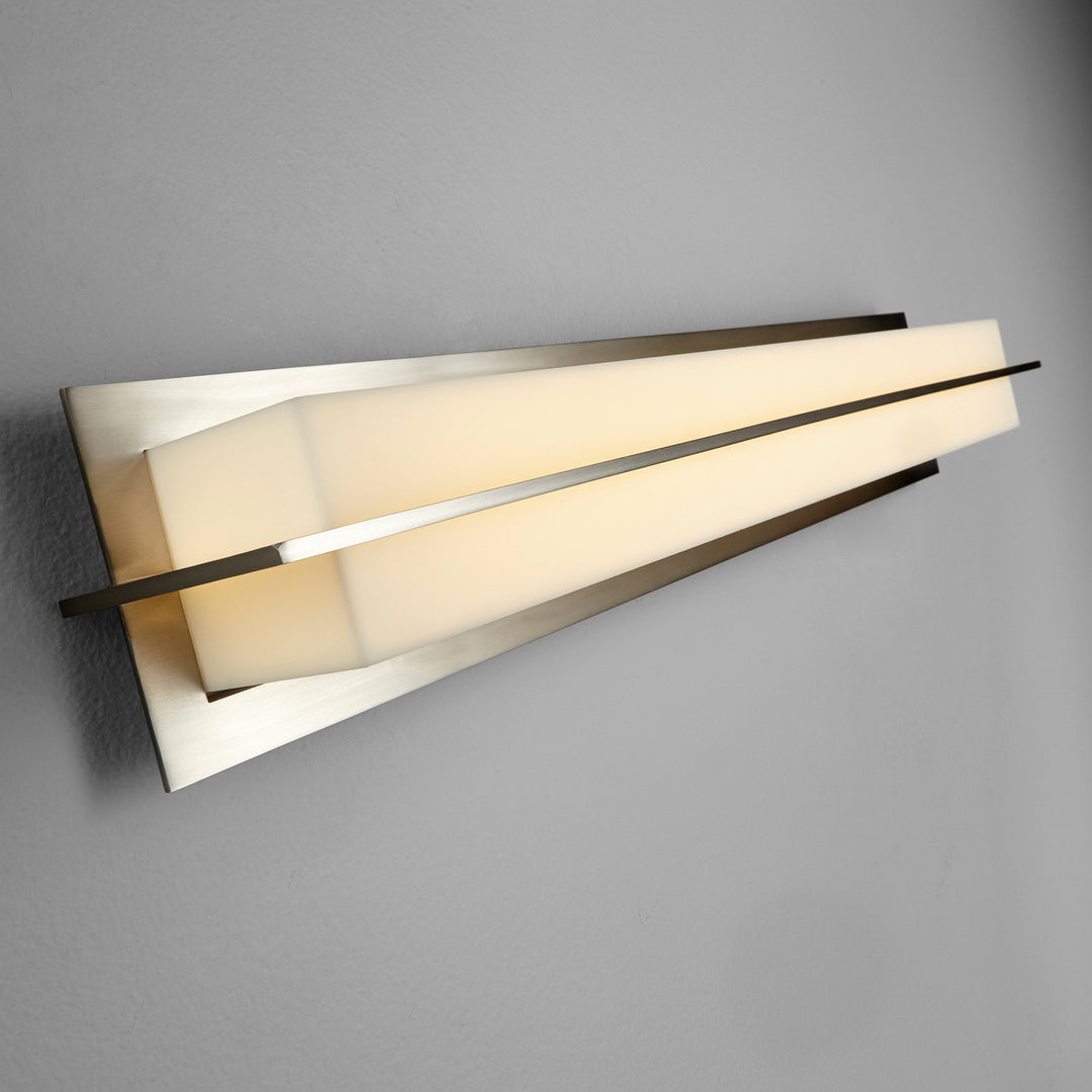 Oxygen Metrix 3-542-24 Bath Vanity Light 28 in. wide - Satin Nickel