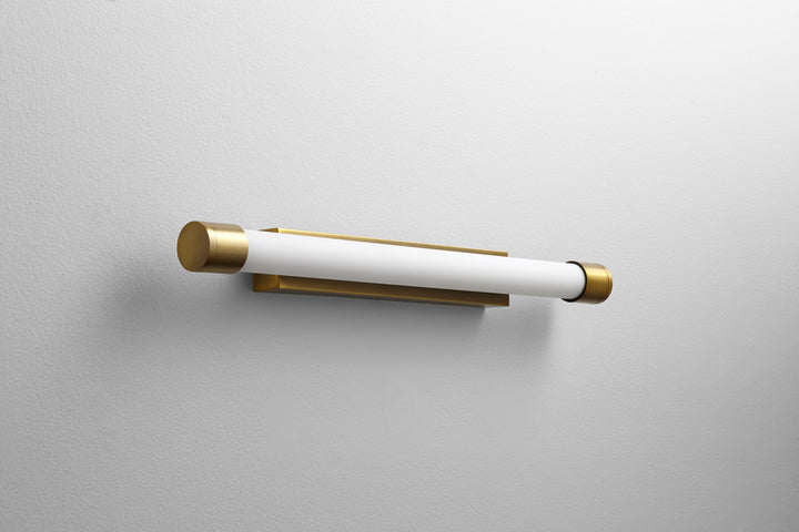 Oxygen Zenith Ii 3-557-40 Bath Vanity Light 25 in. wide - Aged Brass