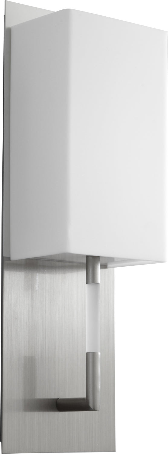 Oxygen Epoch 3-564-224 Wall Sconce Light - Satin Nickel W/ Matte White Acrylic