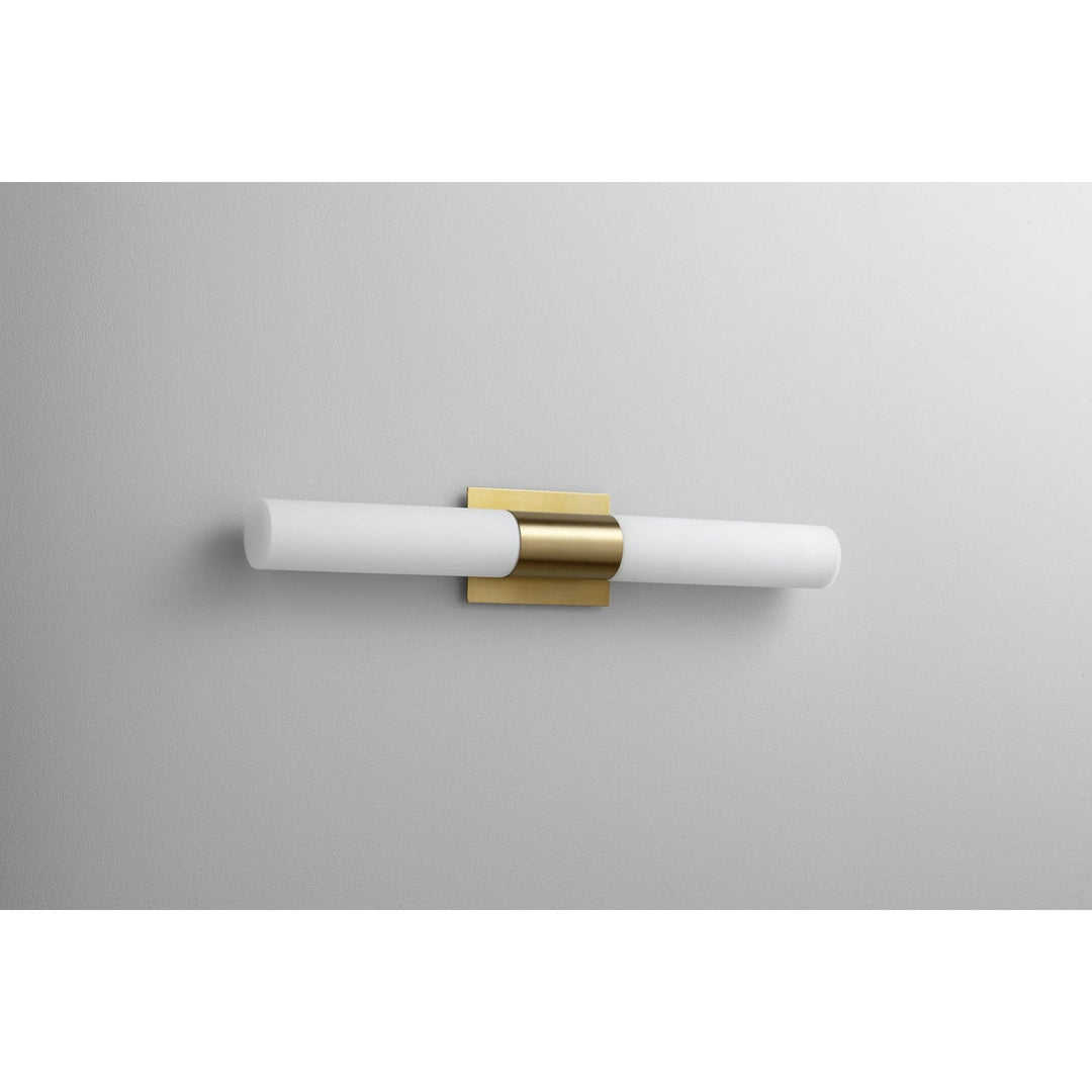 Oxygen Magneta 3-590-140 Bath Vanity Light 27 in. wide - Aged Brass