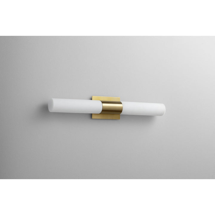 Oxygen Magneta 3-590-140 Bath Vanity Light 27 in. wide - Aged Brass