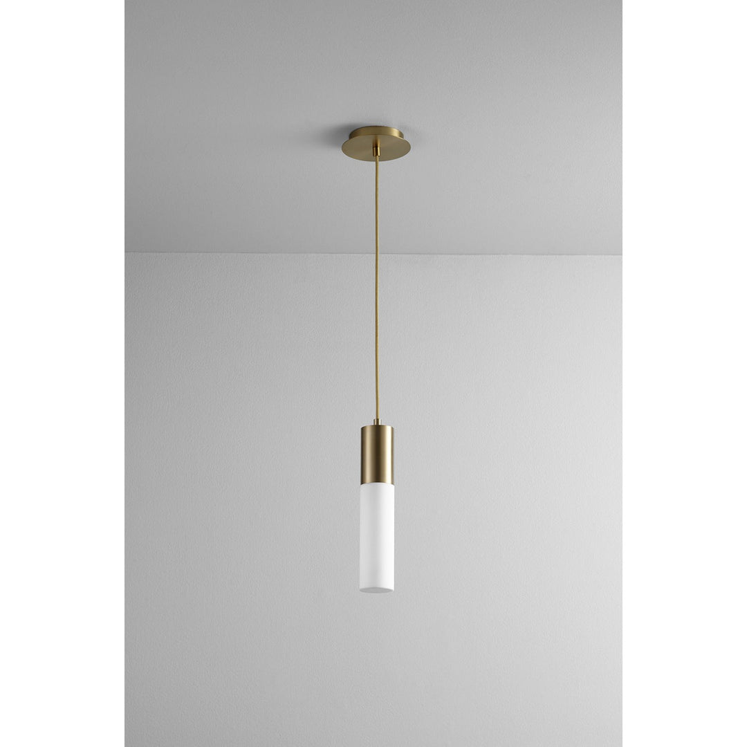 Oxygen Magneta 3-608-40 Pendant Light - Aged Brass