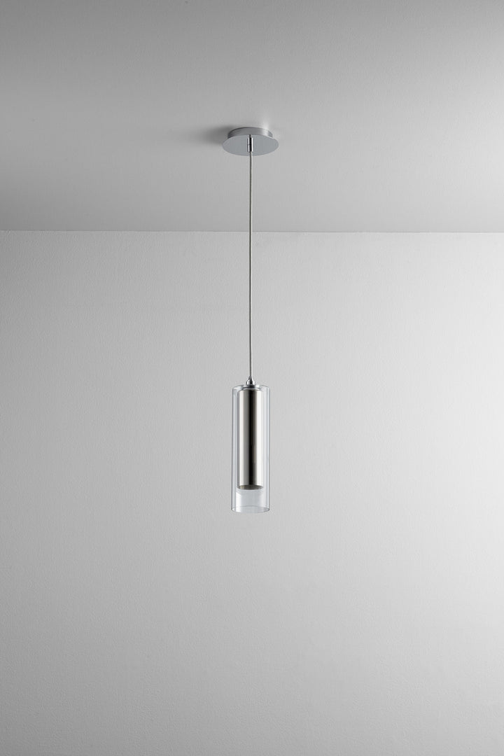 Oxygen Gratis 3-609-1414 Pendant Light - Polished Chrome W/ Mirror Glass