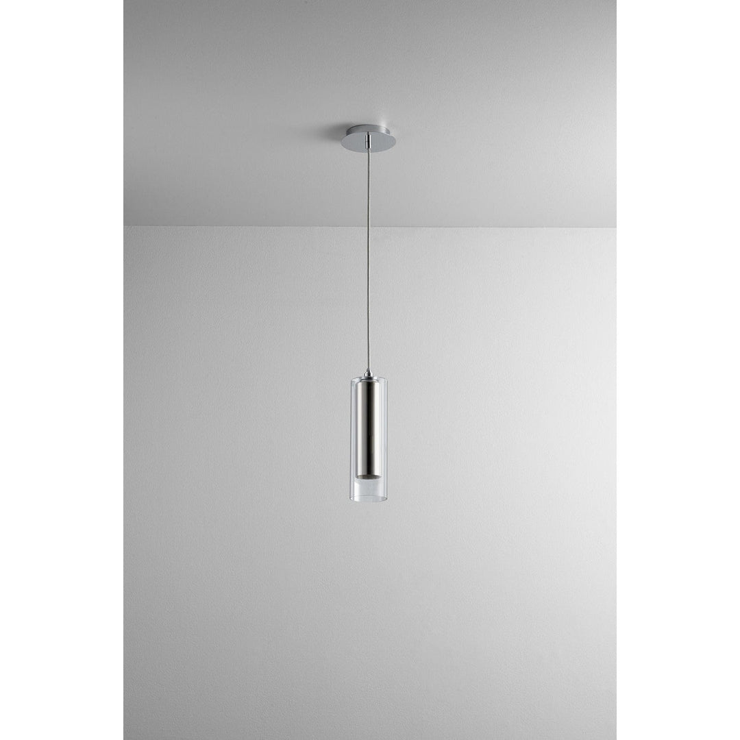Oxygen Gratis 3-609-1414 Pendant Light - Polished Chrome W/ Mirror Glass