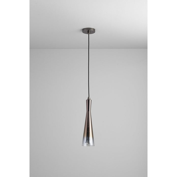 Oxygen Cornet 3-651-2018 Pendant Light - Gunmetal W/ Coffee Ombre