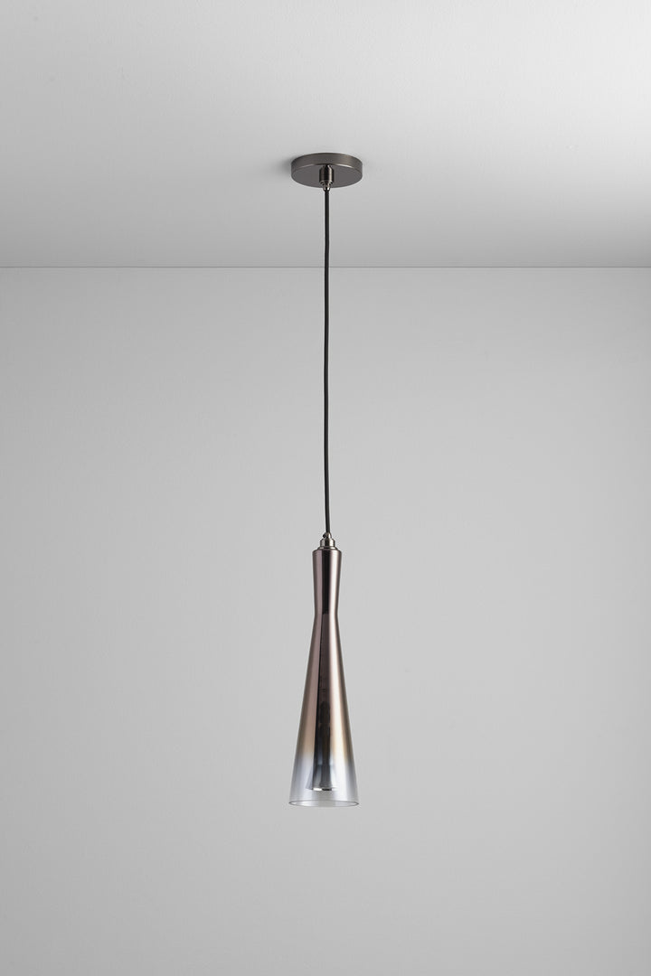Oxygen Cornet 3-651-2018 Pendant Light - Gunmetal W/ Coffee Ombre