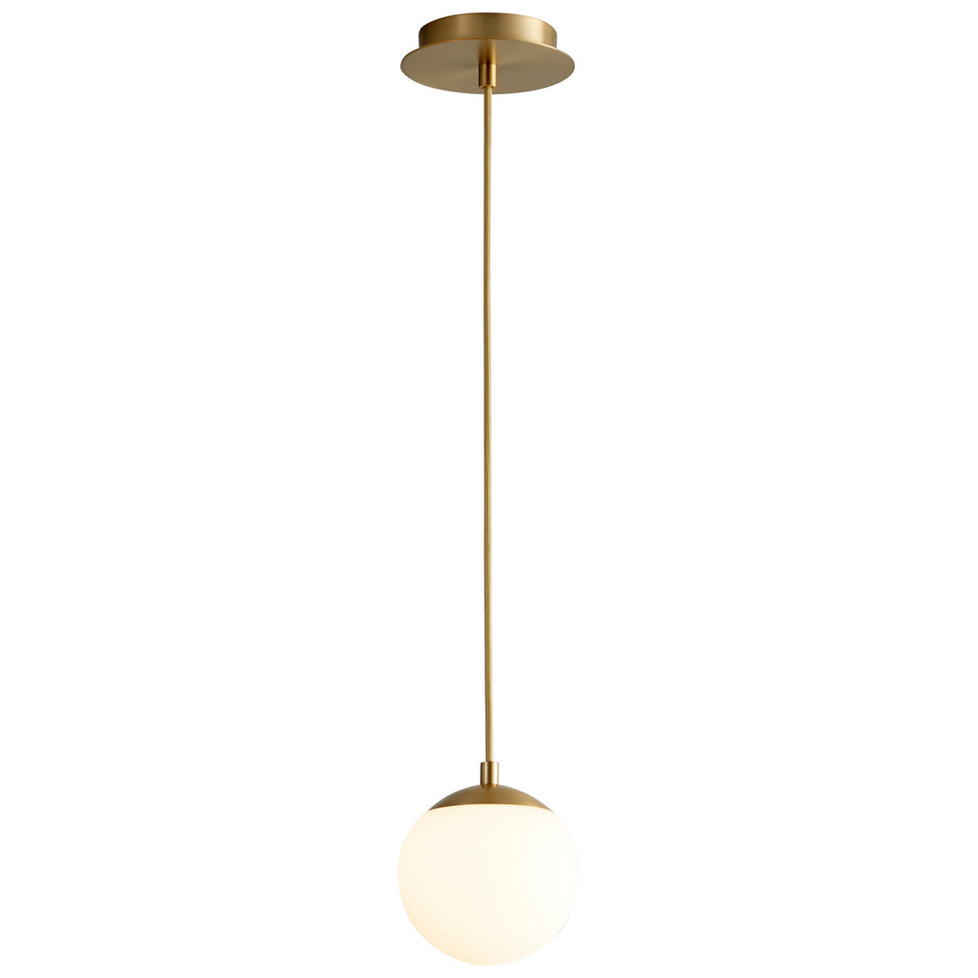 Oxygen Luna 3-670-40 Pendant Light - Aged Brass