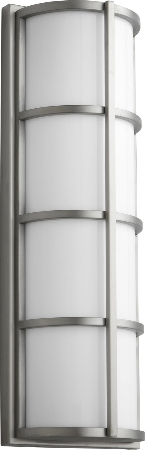 Oxygen 3-713-224 Leda LED Outdoor Lantern Satin Nickel