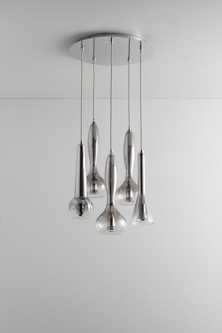 Oxygen Canopy Kit 3-8-6514 Pendant Light - Polished Chrome