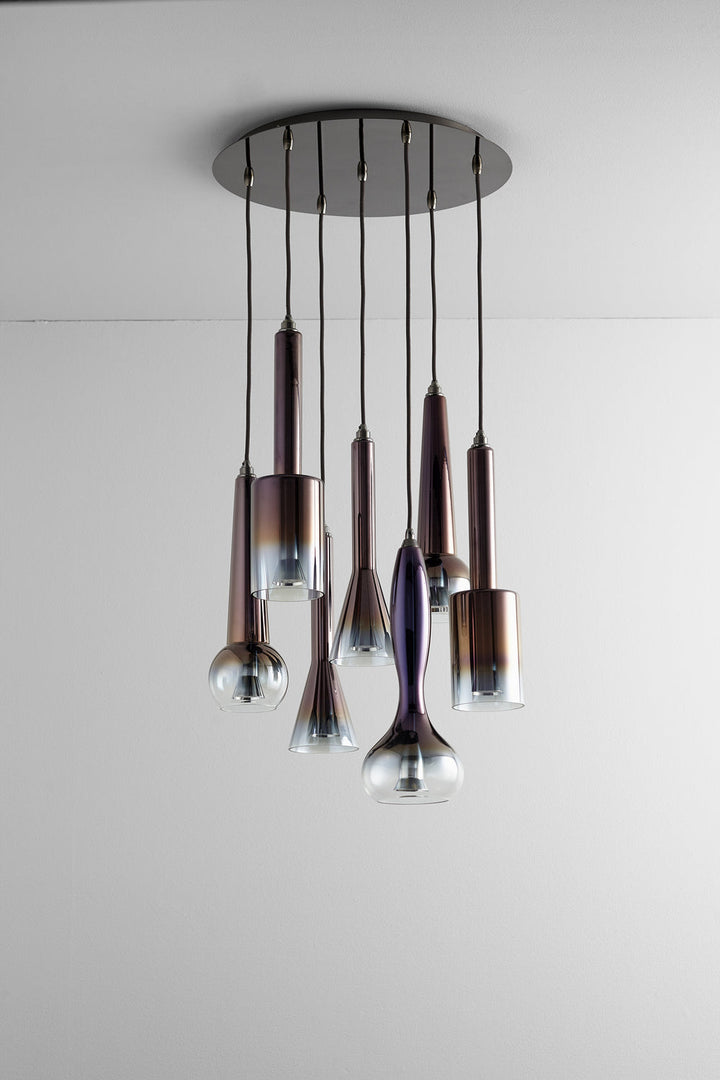 Oxygen Canopy Kit 3-8-6740 Pendant Light - Aged Brass