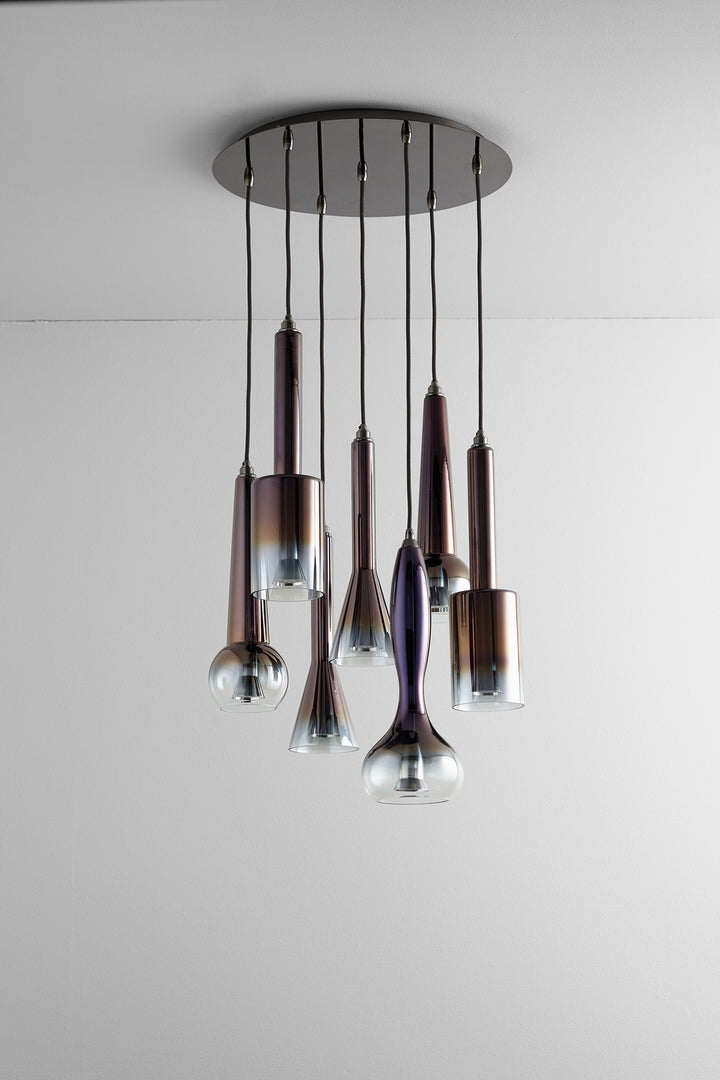 Oxygen Canopy Kit 3-8-6740 Pendant Light - Aged Brass