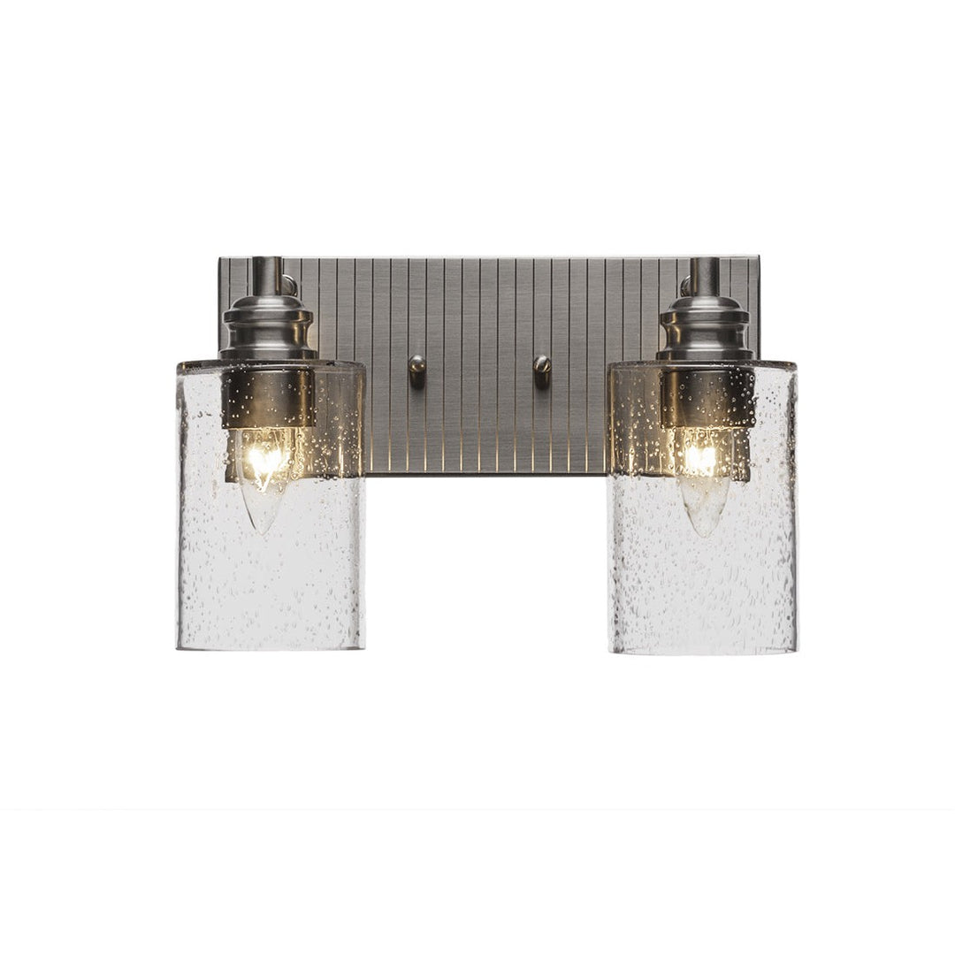 Toltec Edge 1162-bn-300 Bath Vanity Light 13 in. wide - Brushed Nickel