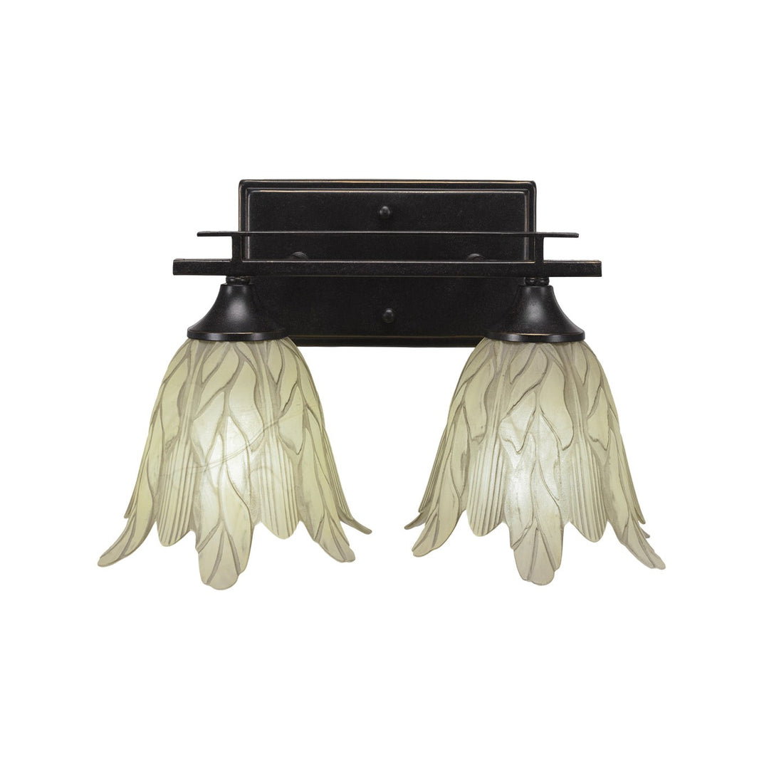 Toltec Uptowne 132-dg-1025 Bath Vanity Light 17 in. wide - Dark Granite