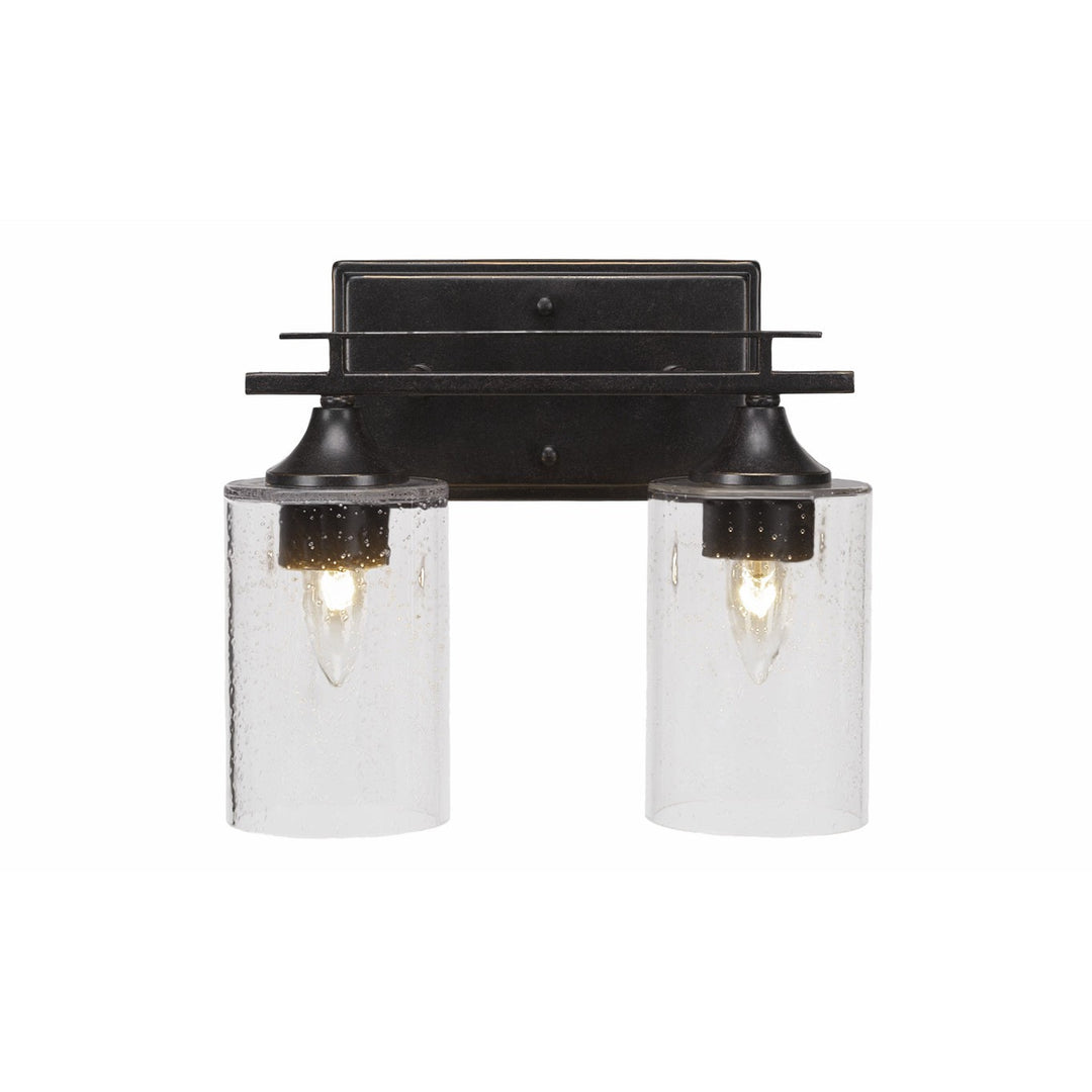 Toltec Uptowne 132-dg-300 Bath Vanity Light 12 in. wide - Dark Granite